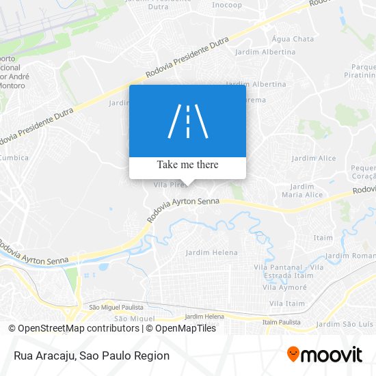 Rua Aracaju map