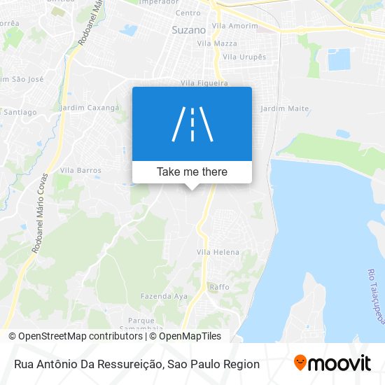Mapa Rua Antônio Da Ressureição