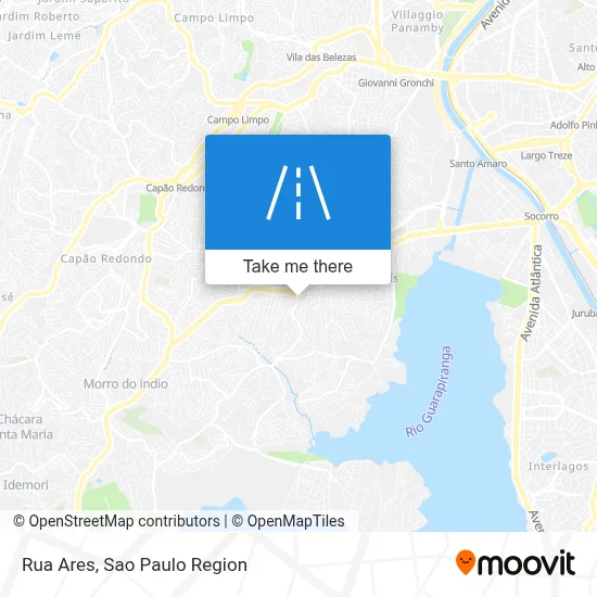 Rua Ares map