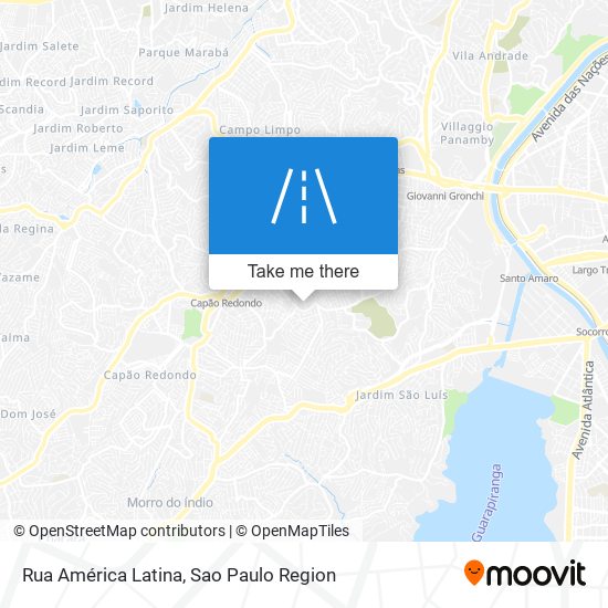 Mapa Rua América Latina