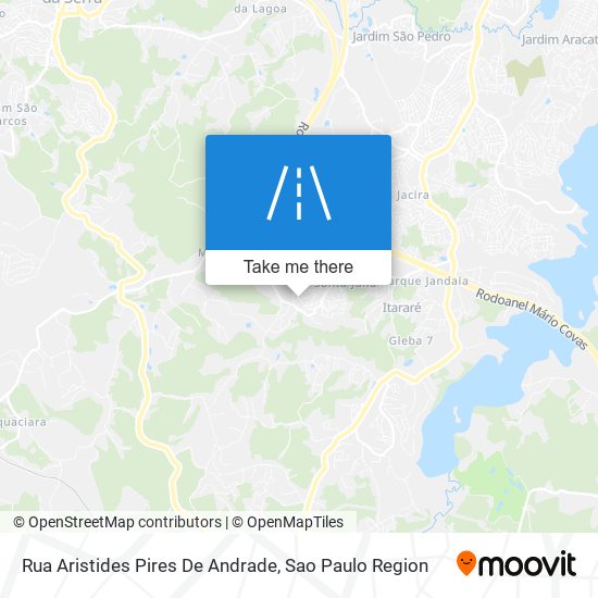 Mapa Rua Aristides Pires De Andrade