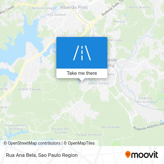 Rua Ana Bela map