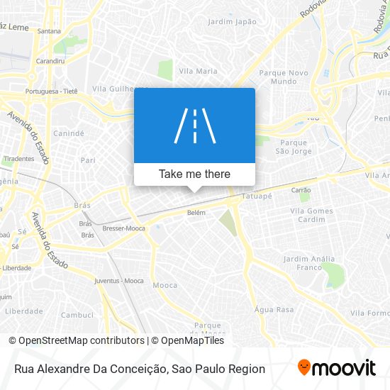 Mapa Rua Alexandre Da Conceição