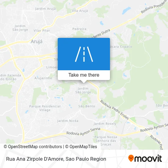Rua Ana Zirpole D'Amore map