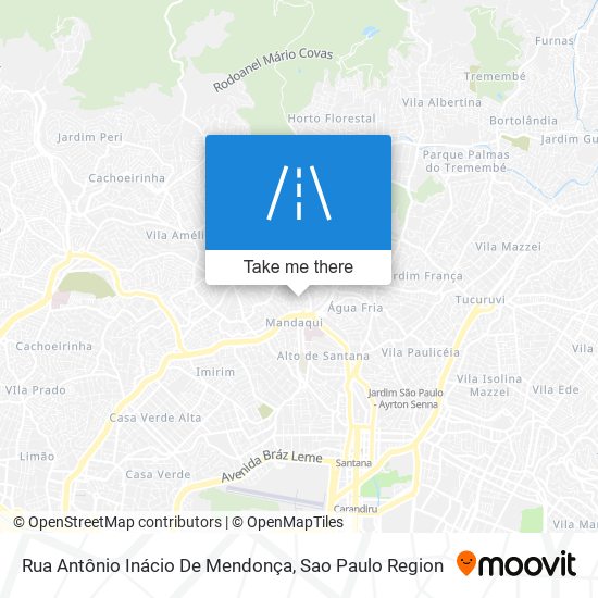 Rua Antônio Inácio De Mendonça map