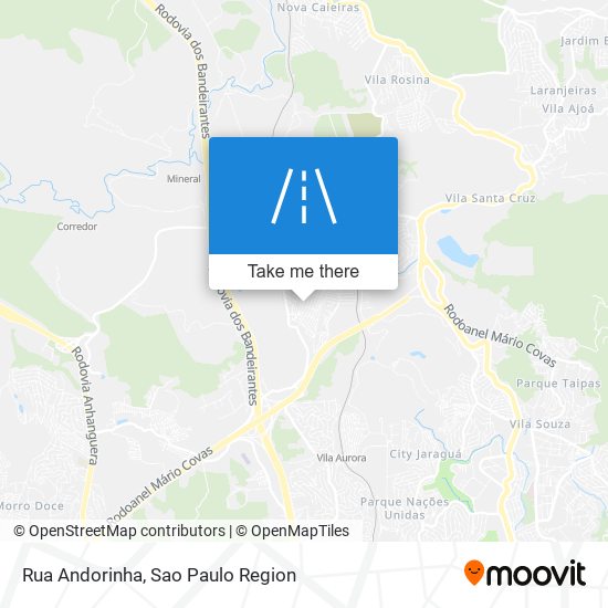 Mapa Rua Andorinha