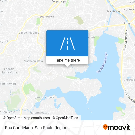 Rua Candelaria map