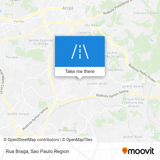 Rua Braga map