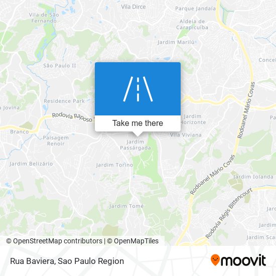 Mapa Rua Baviera