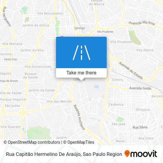 Rua Capitão Hermelino De Araújo map