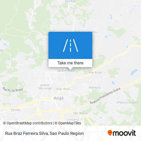 Rua Braz Ferreira Silva map