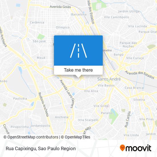 Rua Capixingu map