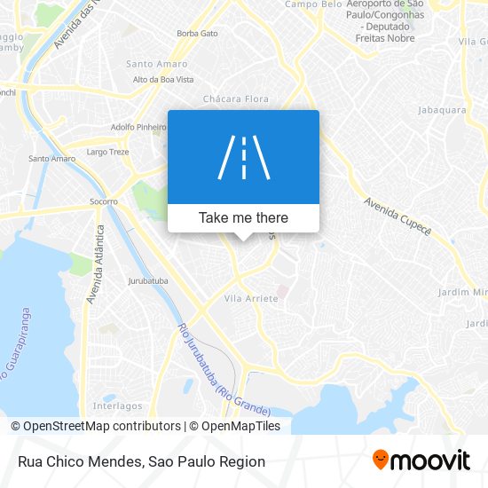 Mapa Rua Chico Mendes