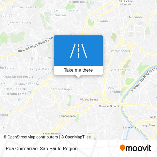 Rua Chimarrão map