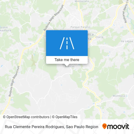 Rua Clemente Pereira Rodrigues map