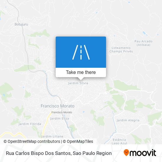 Rua Carlos Bispo Dos Santos map