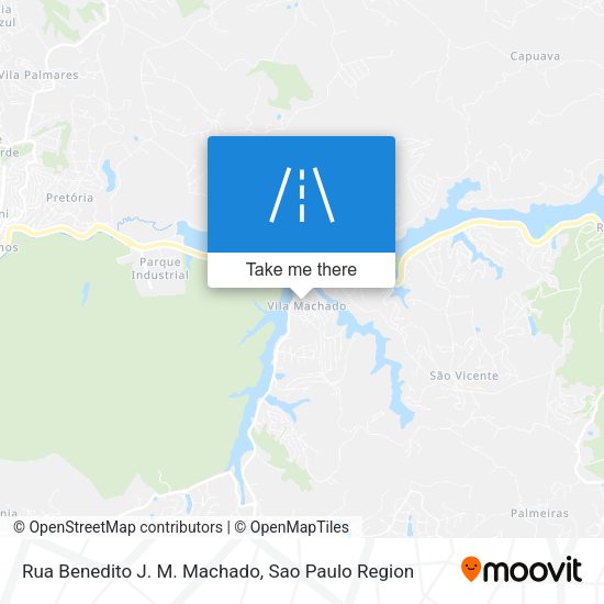 Rua Benedito J. M. Machado map