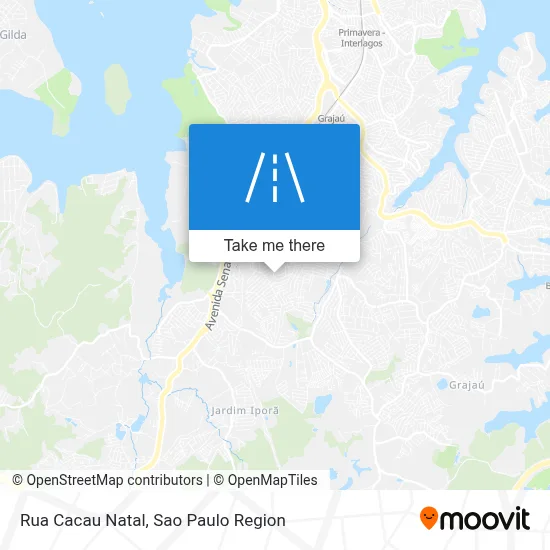 Rua Cacau Natal map