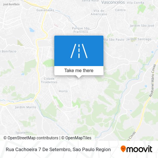 Rua Cachoeira 7 De Setembro map