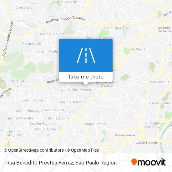 Rua Benedito Prestes Ferraz map