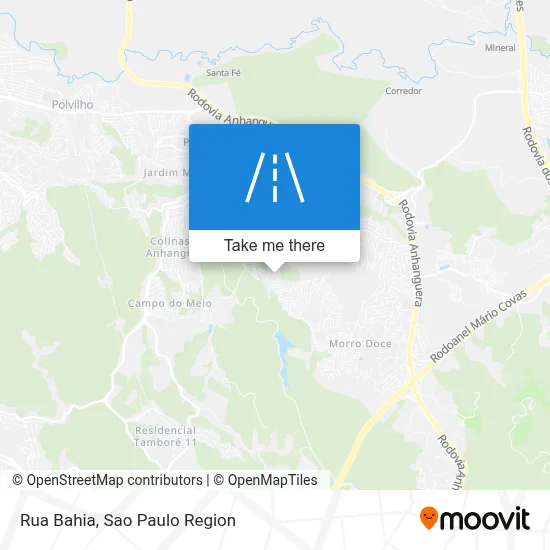 Rua Bahia map