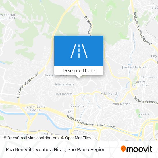 Rua Benedito Ventura Nitao map