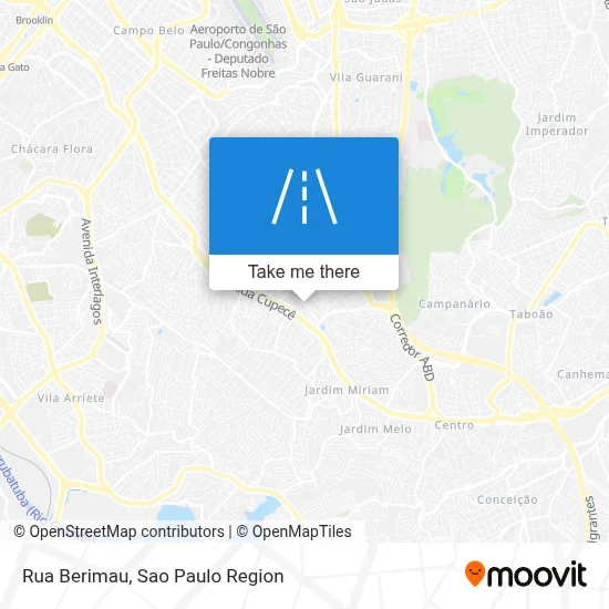 Rua Berimau map