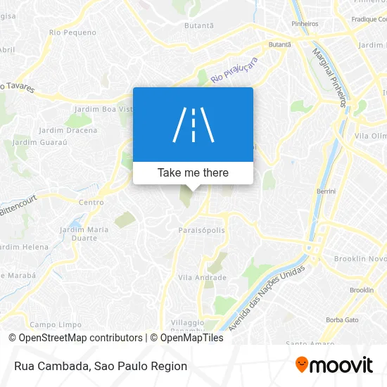 Rua Cambada map