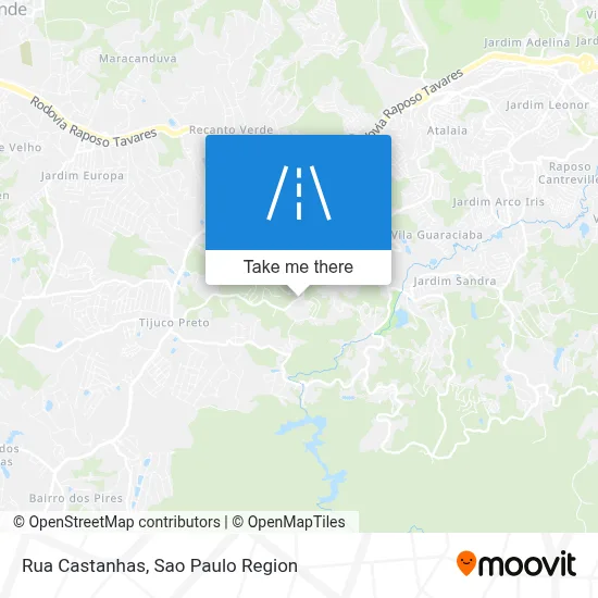 Rua Castanhas map