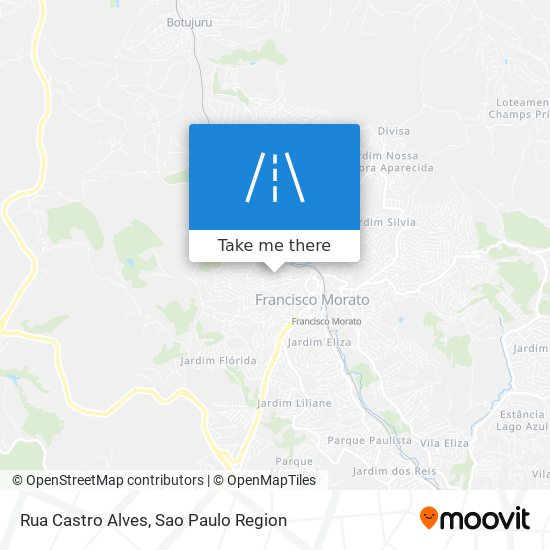 Rua Castro Alves map