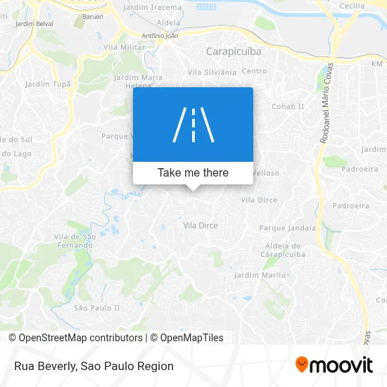 Rua Beverly map