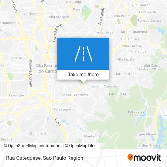 Rua Catequese map