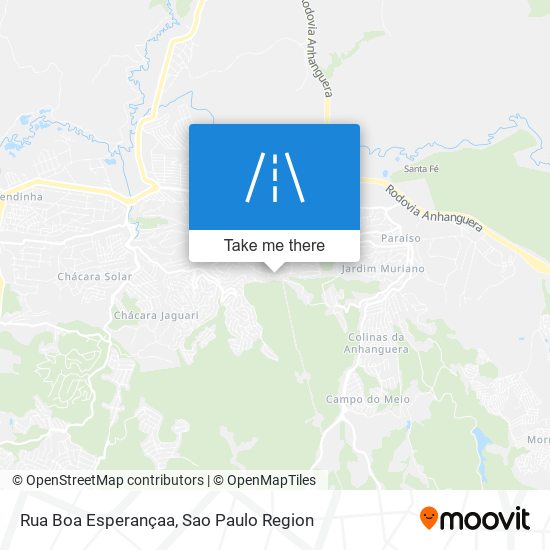 Mapa Rua Boa Esperançaa