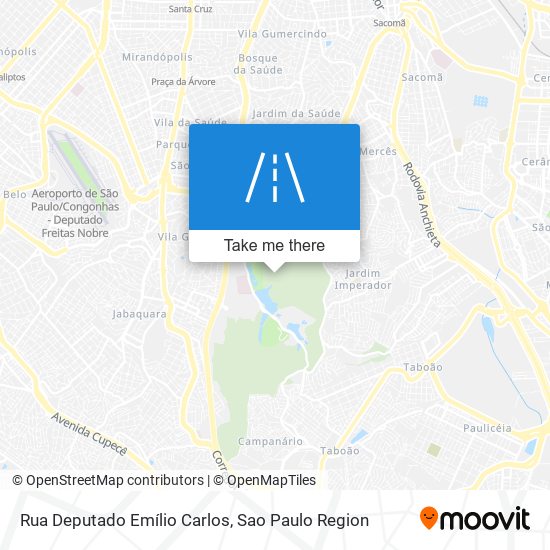 Rua Deputado Emílio Carlos map