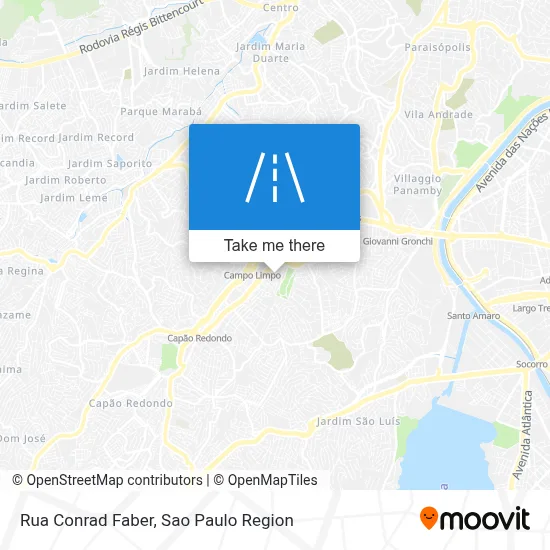 Rua Conrad Faber map