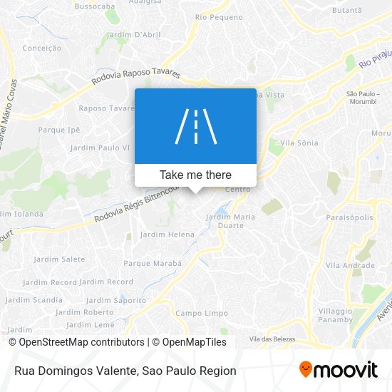 Rua Domingos Valente map