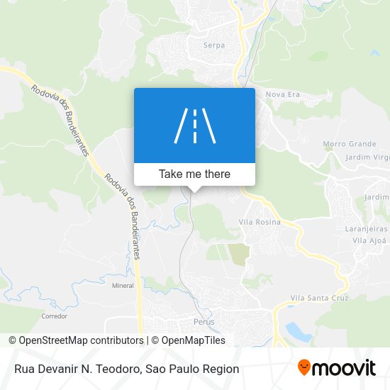 Rua Devanir N. Teodoro map