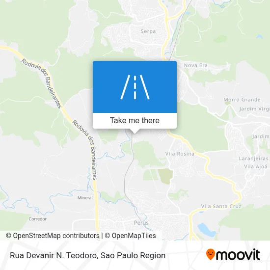 Rua Devanir N. Teodoro map
