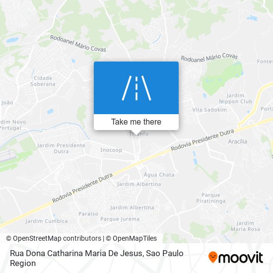 Rua Dona Catharina Maria De Jesus map