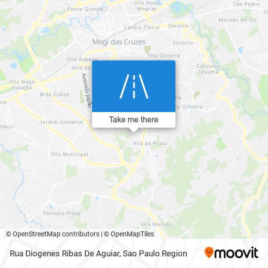 Rua Diogenes Ribas De Aguiar map