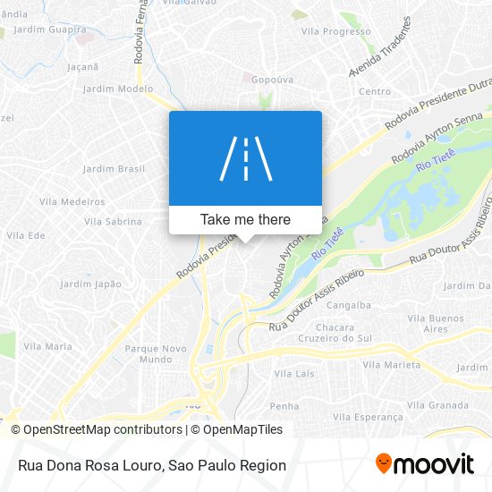 Rua Dona Rosa Louro map