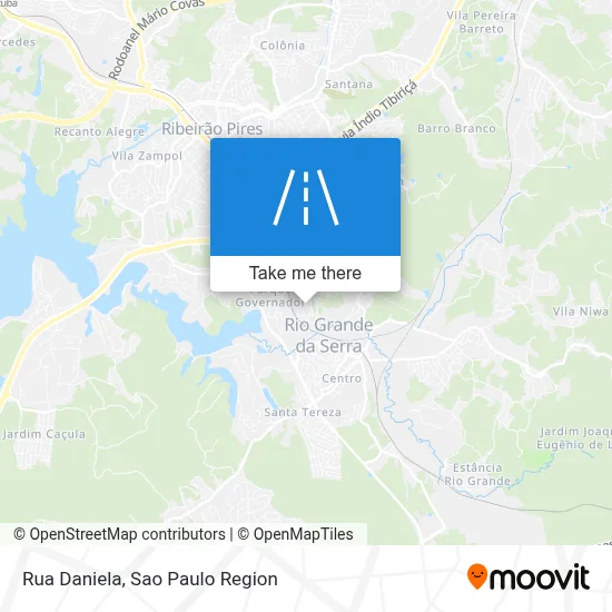 Rua Daniela map