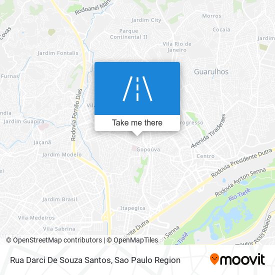 Rua Darci De Souza Santos map