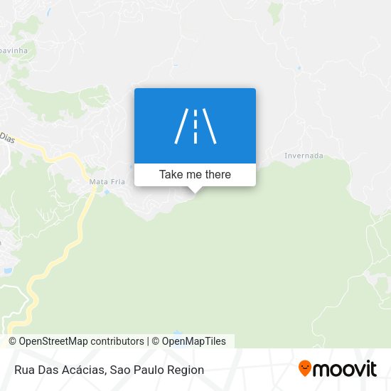 Rua Das Acácias map