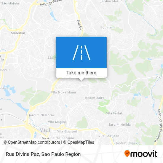 Rua Divina Paz map