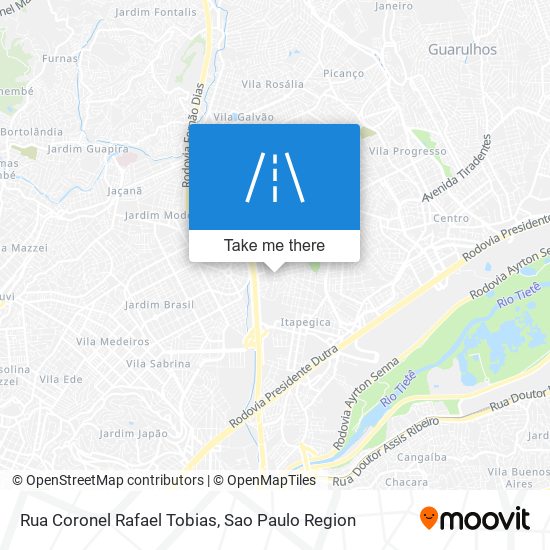 Rua Coronel Rafael Tobias map