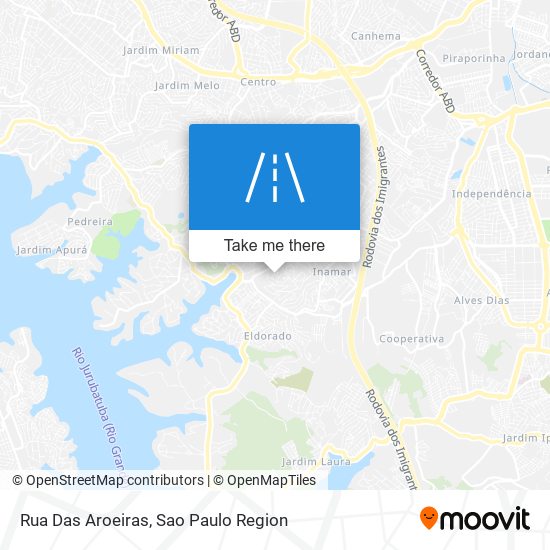 Rua Das Aroeiras map