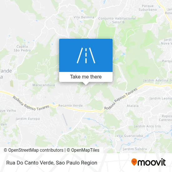 Rua Do Canto Verde map