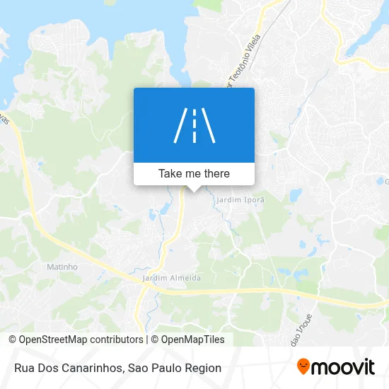 Rua Dos Canarinhos map