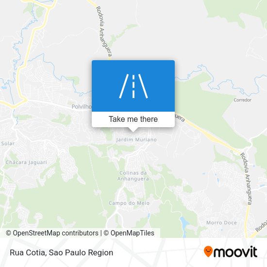 Rua Cotia map